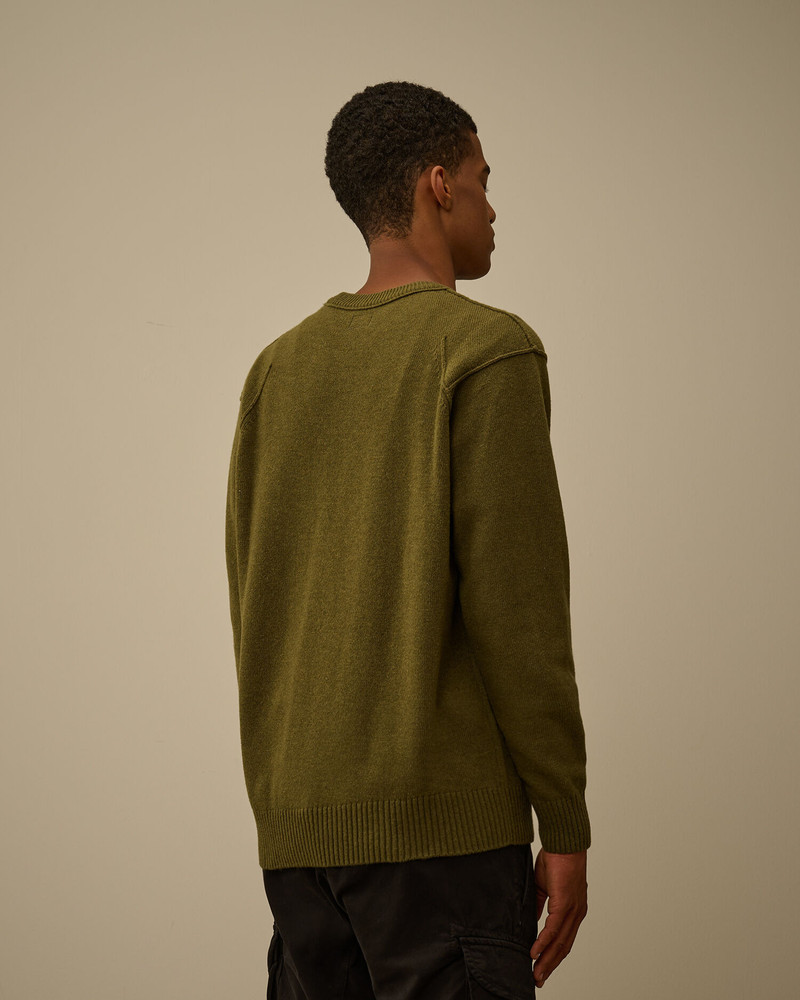 Lambswool GRS Crewneck Lens Sweater 4
