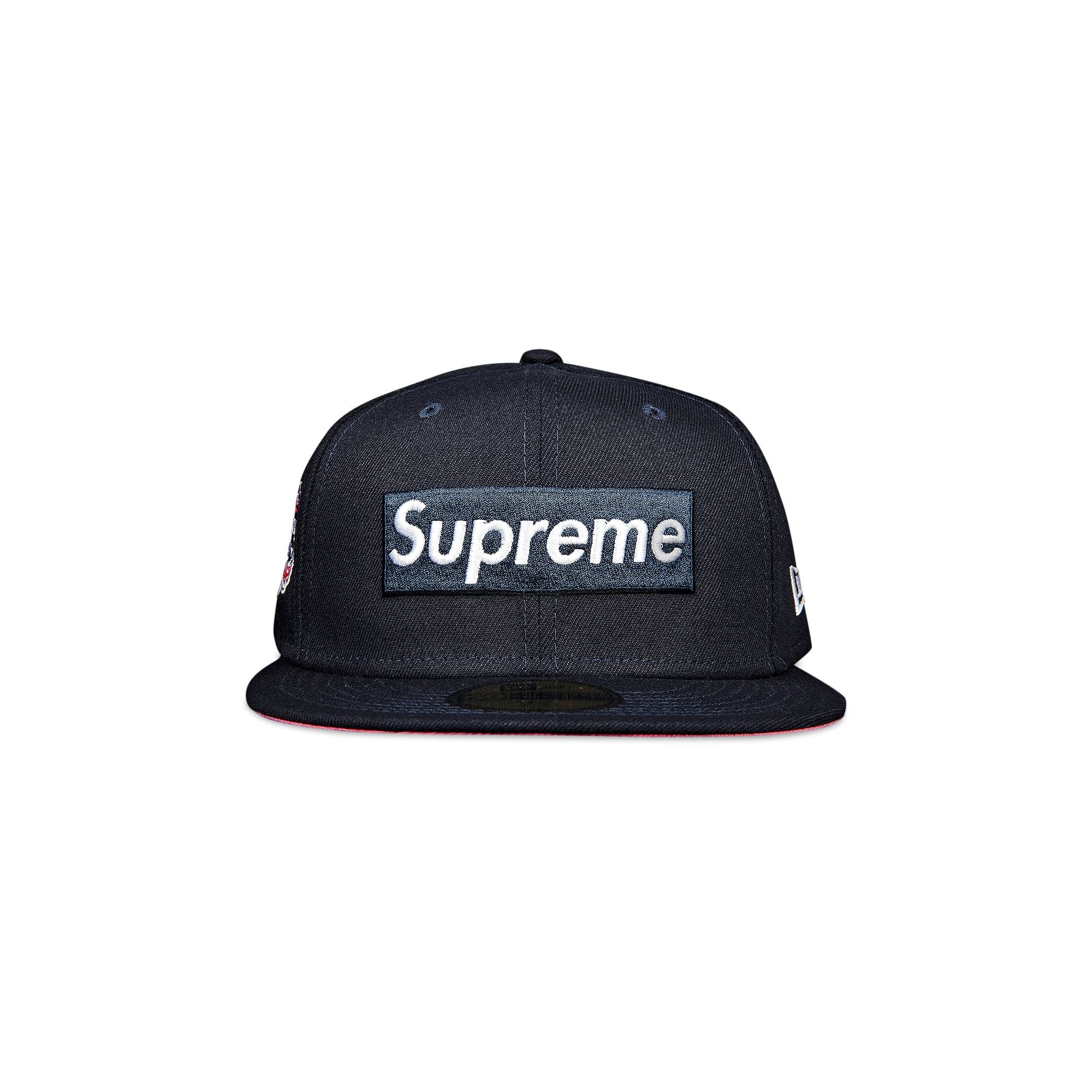 Supreme No Comp Box Logo New Era 'Navy' - 1