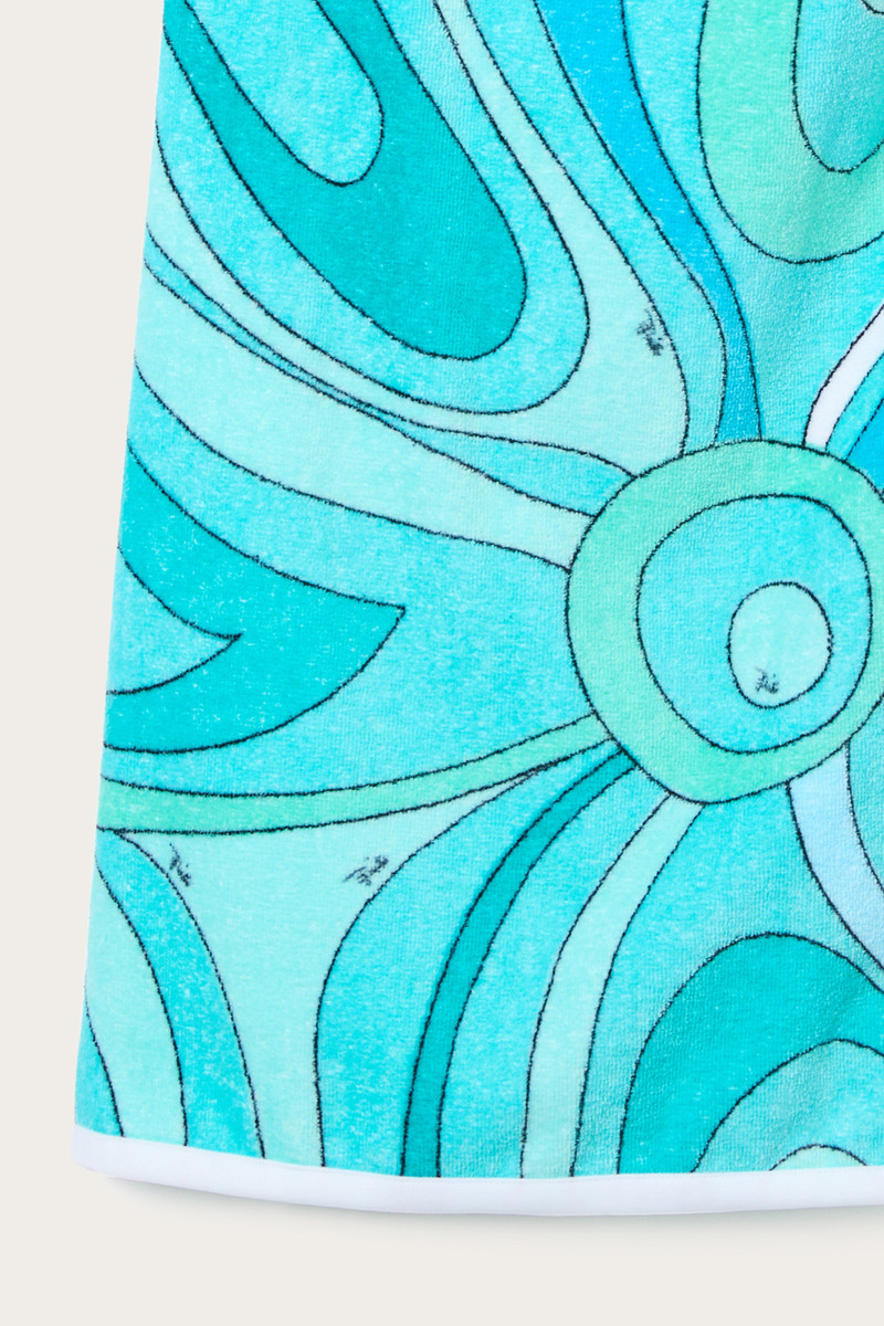 MARMO PRINT COTTON TERRY DRESS 3
