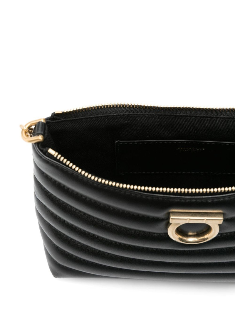 Gancini-plaque shoulder bag 5