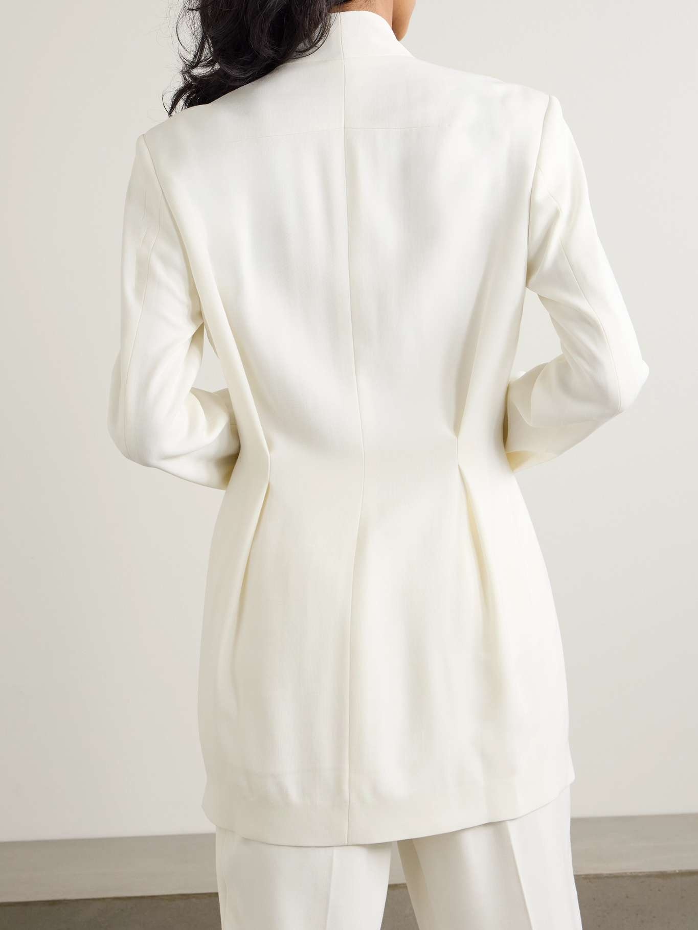 Aldar crepe wrap blazer - 3