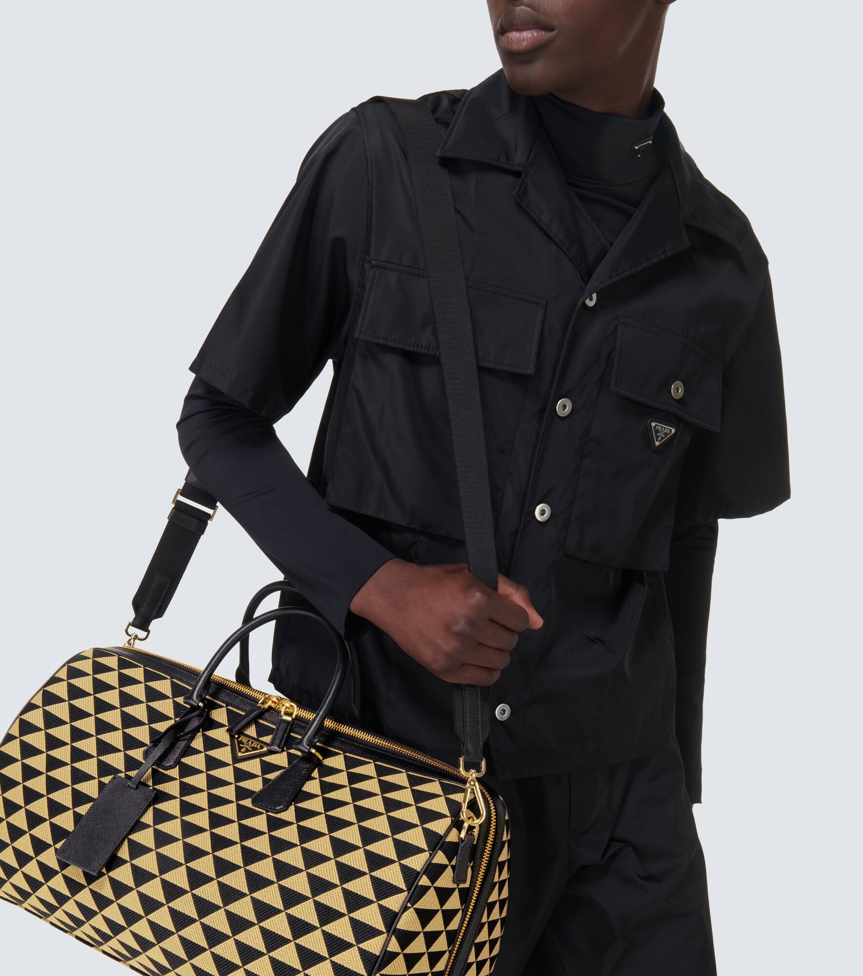 Symbole Large jacquard travel bag - 3