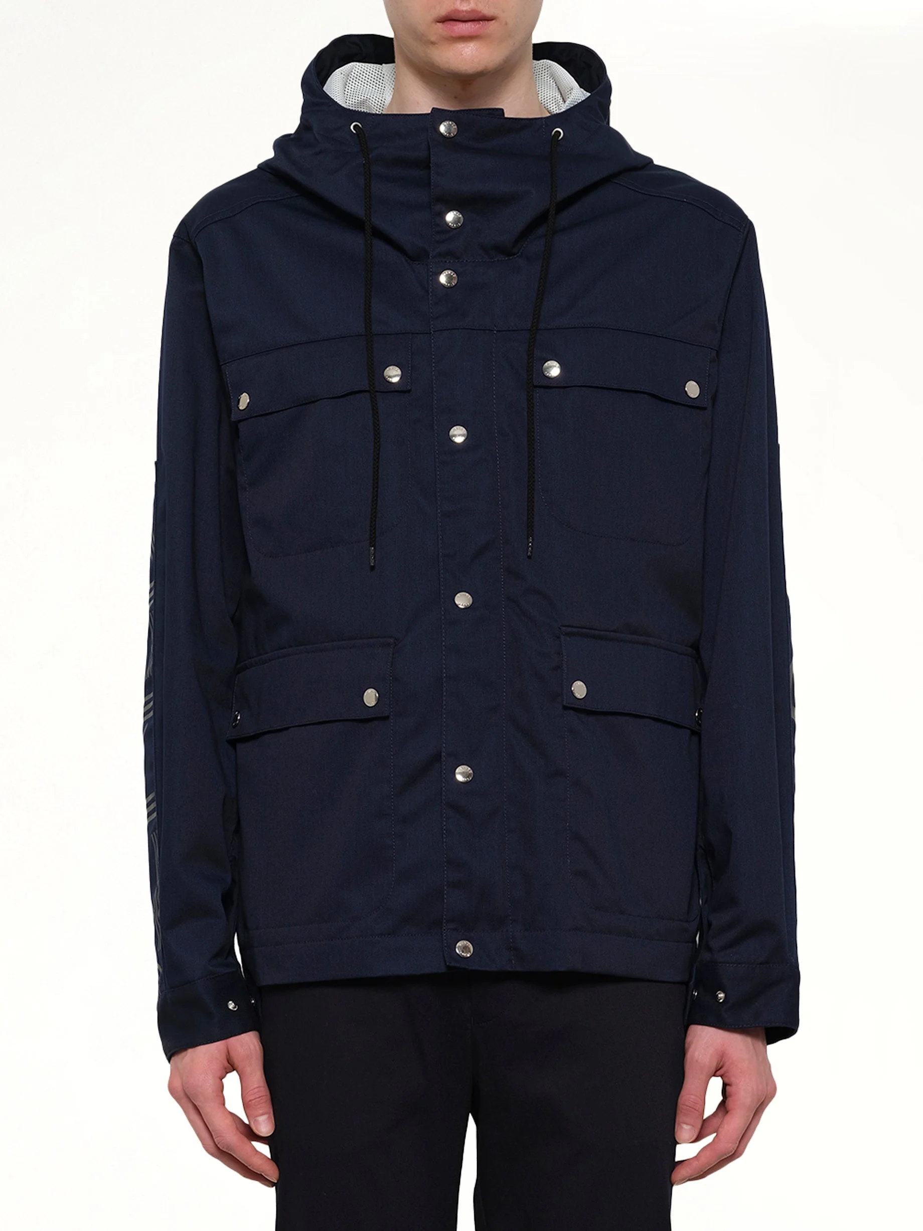 Paris Parka Jacket in Blue - 1