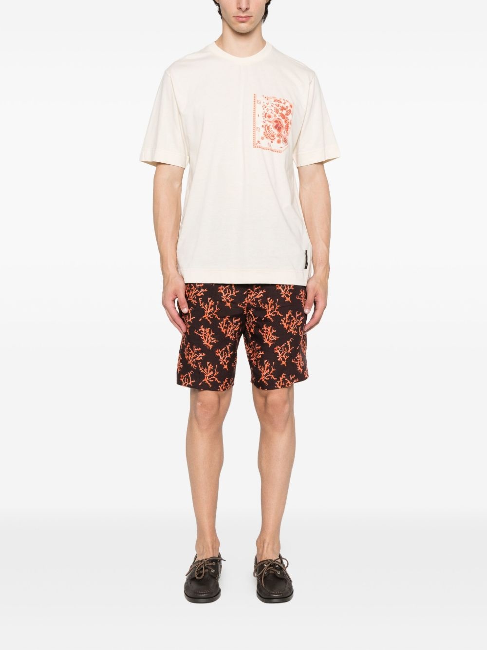 floral-print T-shirt - 2