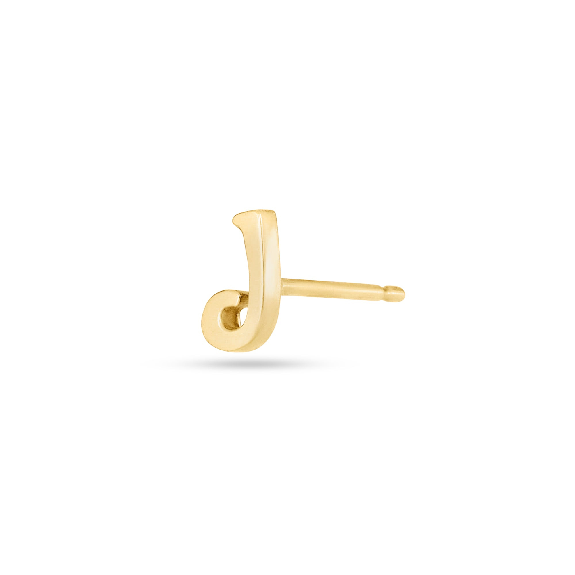 Marais Gold Initial Stud - 3