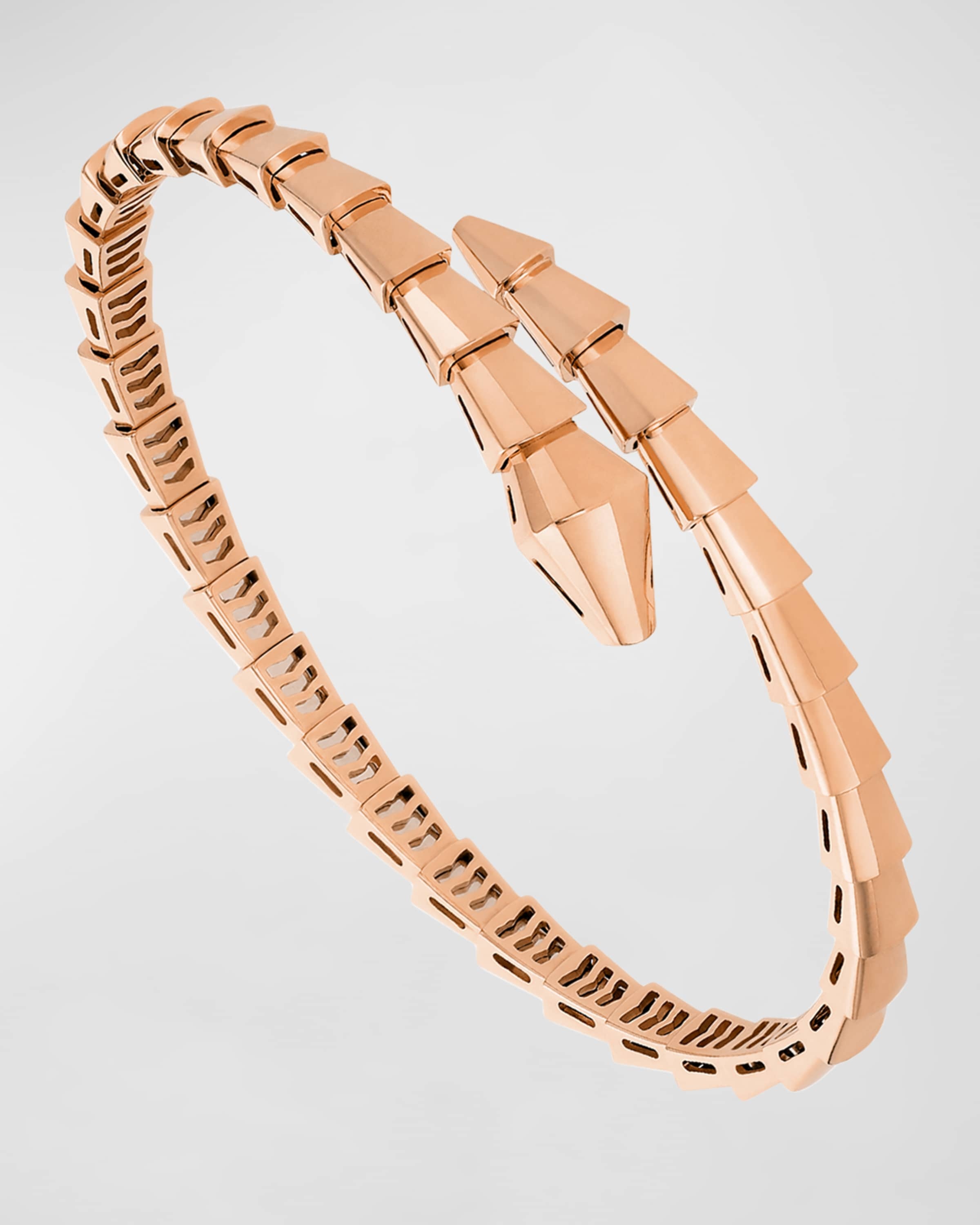 Serpenti Viper Rose Gold Bracelet, Size S - 1