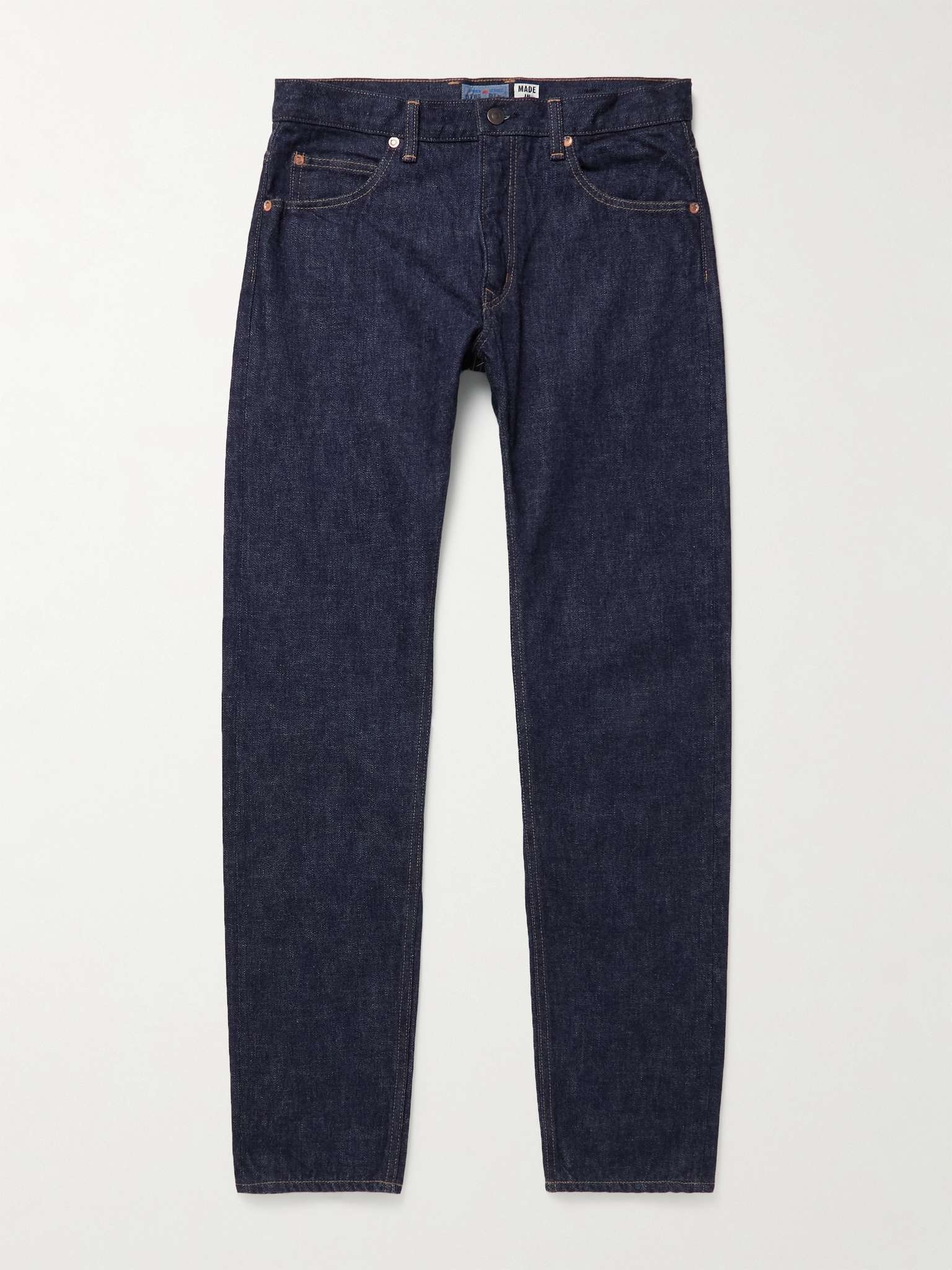 Slim-Fit Selvedge Denim Jeans - 1