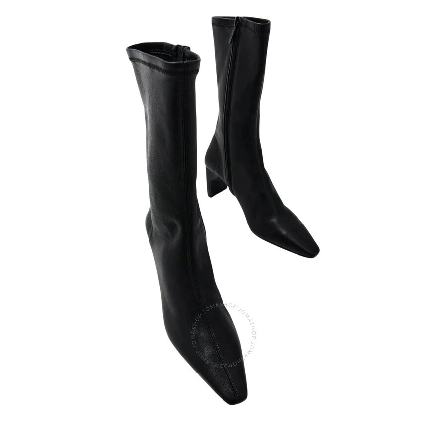 St Agni Hanne Black Leather Boots - 2