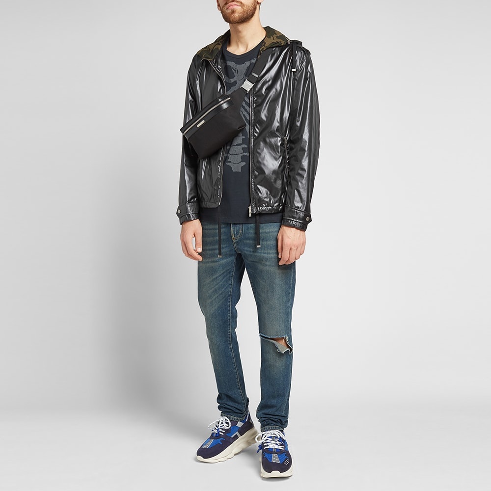 Saint Laurent Nylon Camo Lined Windrunner Jacket - 6