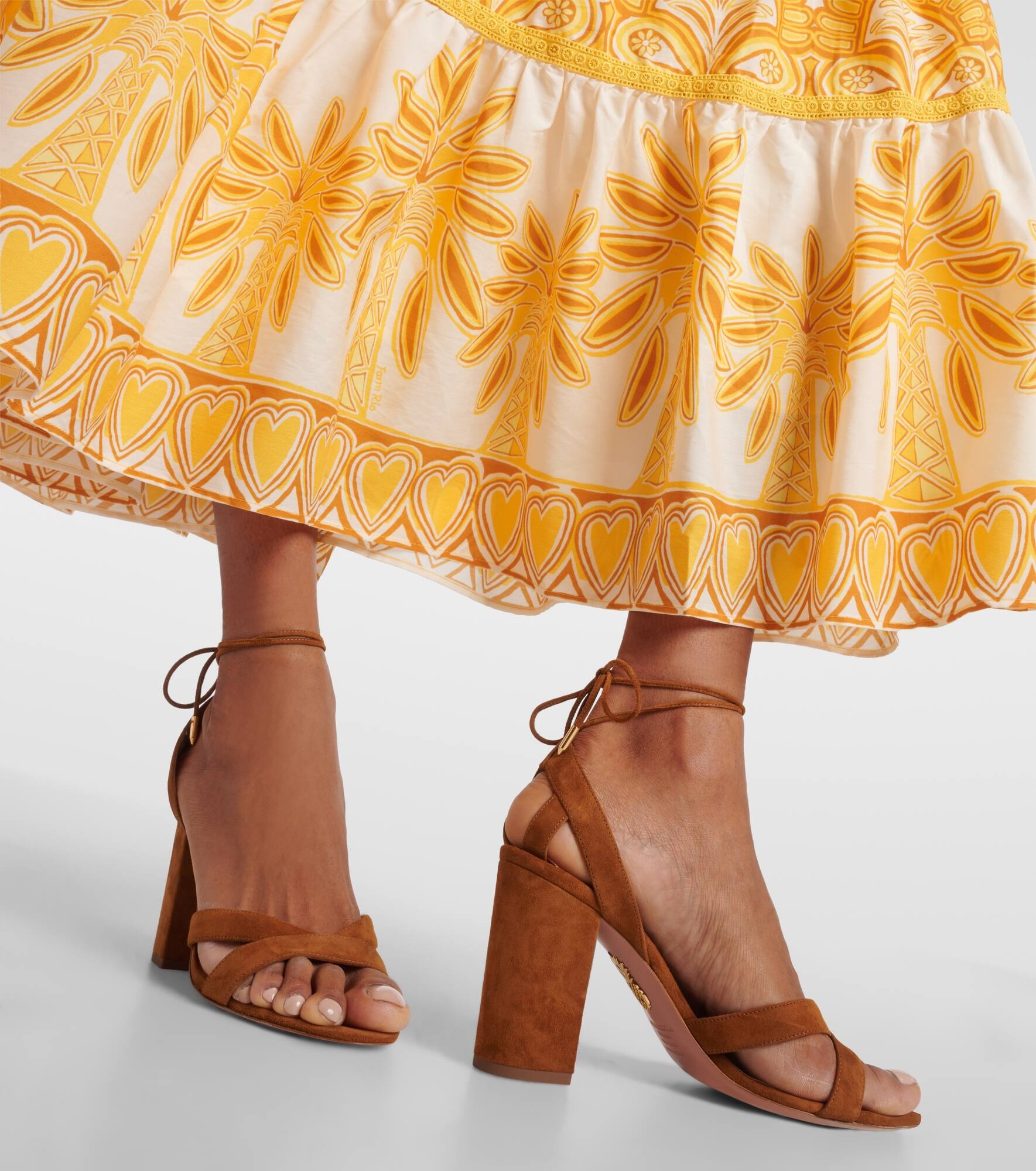 Ari 85 suede sandals - 4