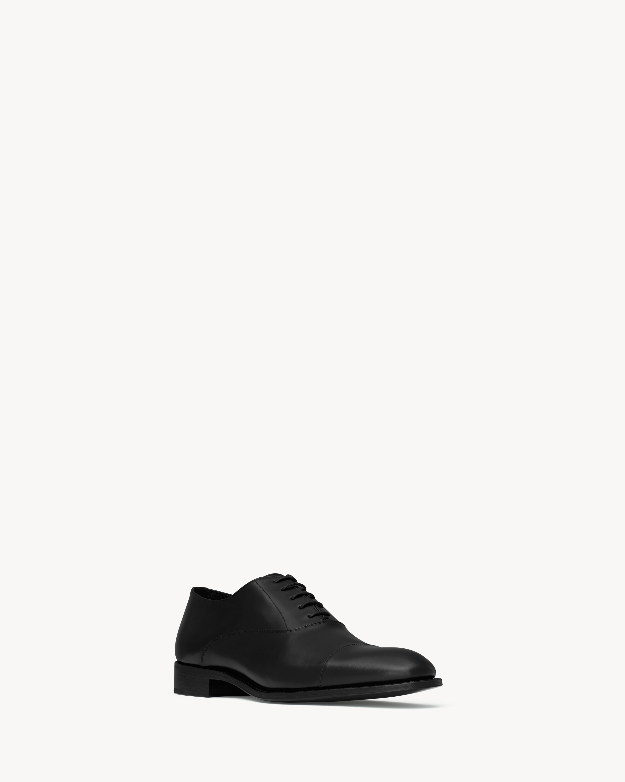 ADRIEN OXFORDS IN BOX SAINT LAURENT LEATHER - 3