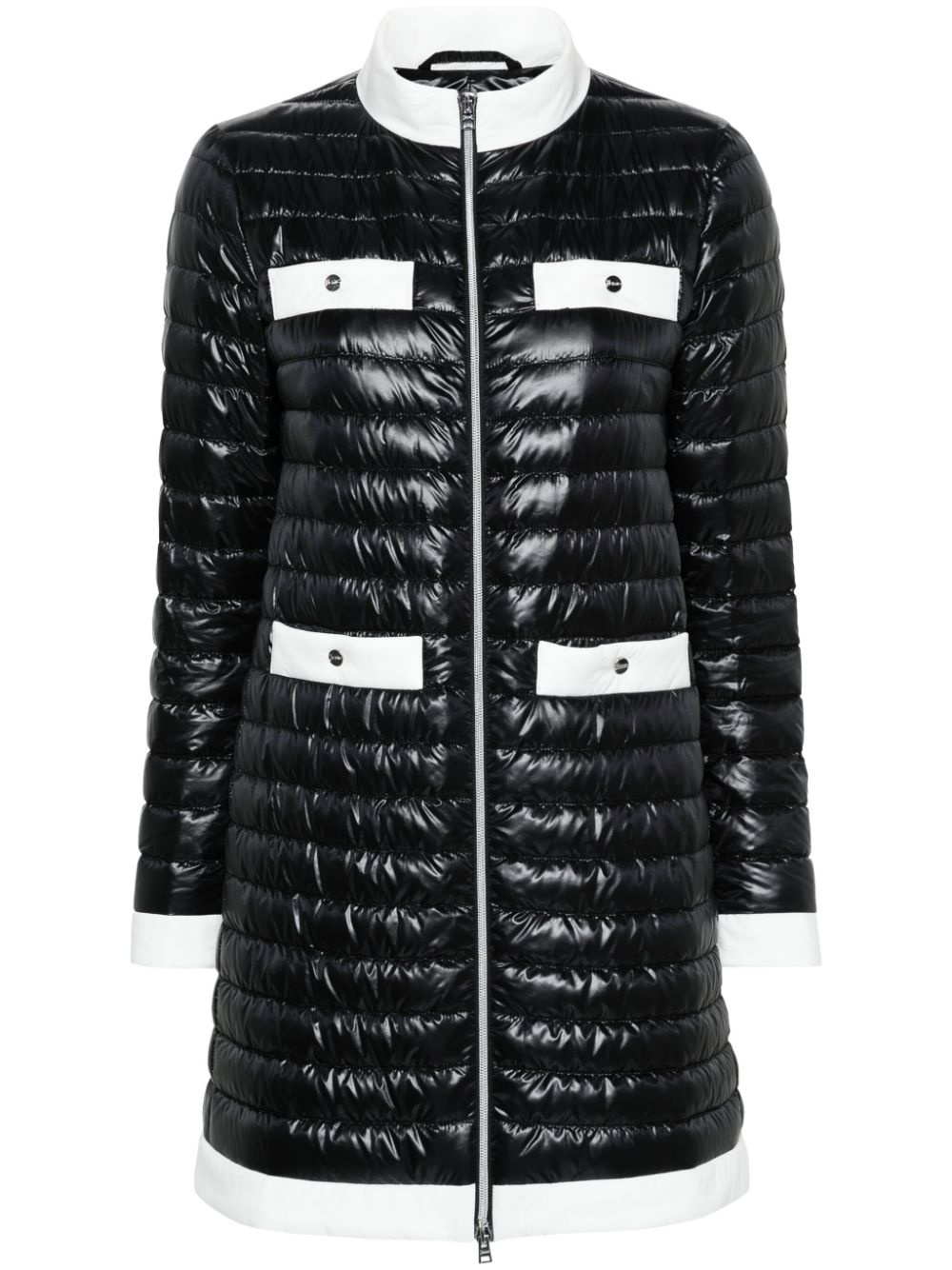 quilted down jacket - 1