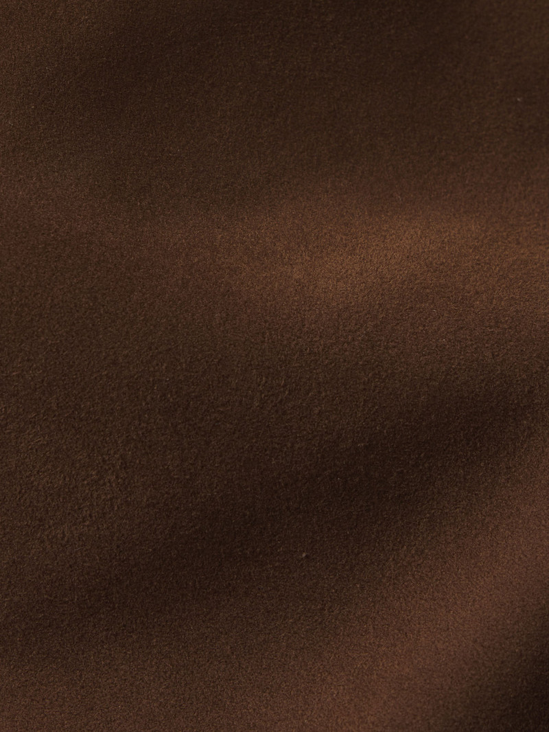 FRAME Suede Jacket in Dark Camel outlook