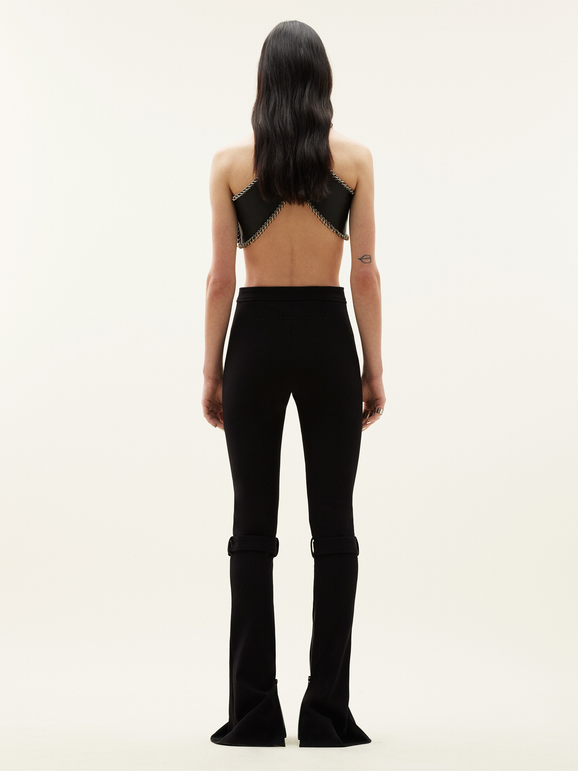 FLAP CREPE TROUSERS - 4