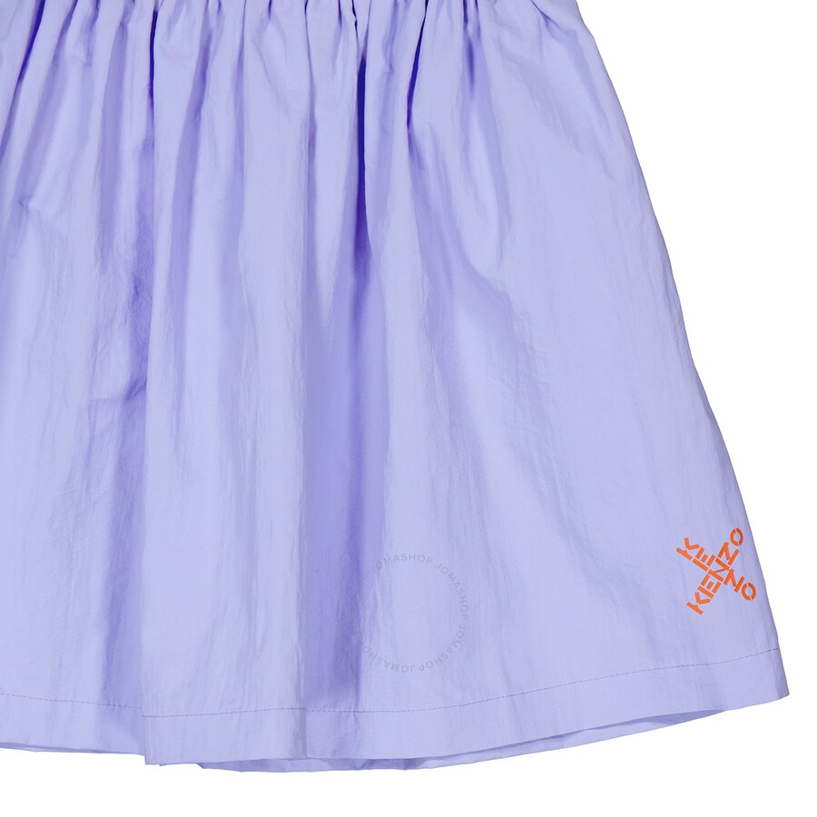 Kenzo Lavender K Logo High Waist Mini Skirt - 7