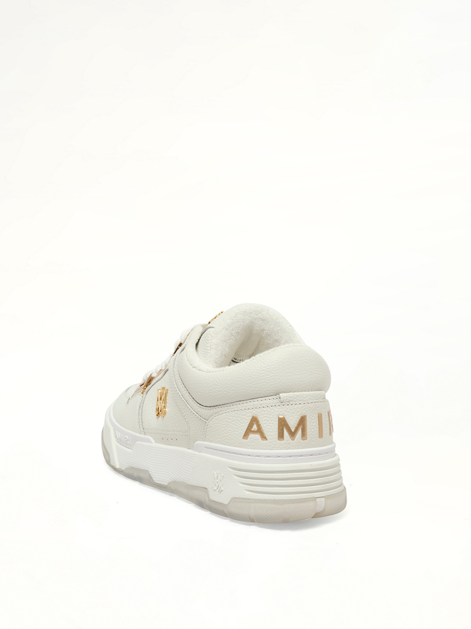 Metallic MA-1 Sneaker in White - 4