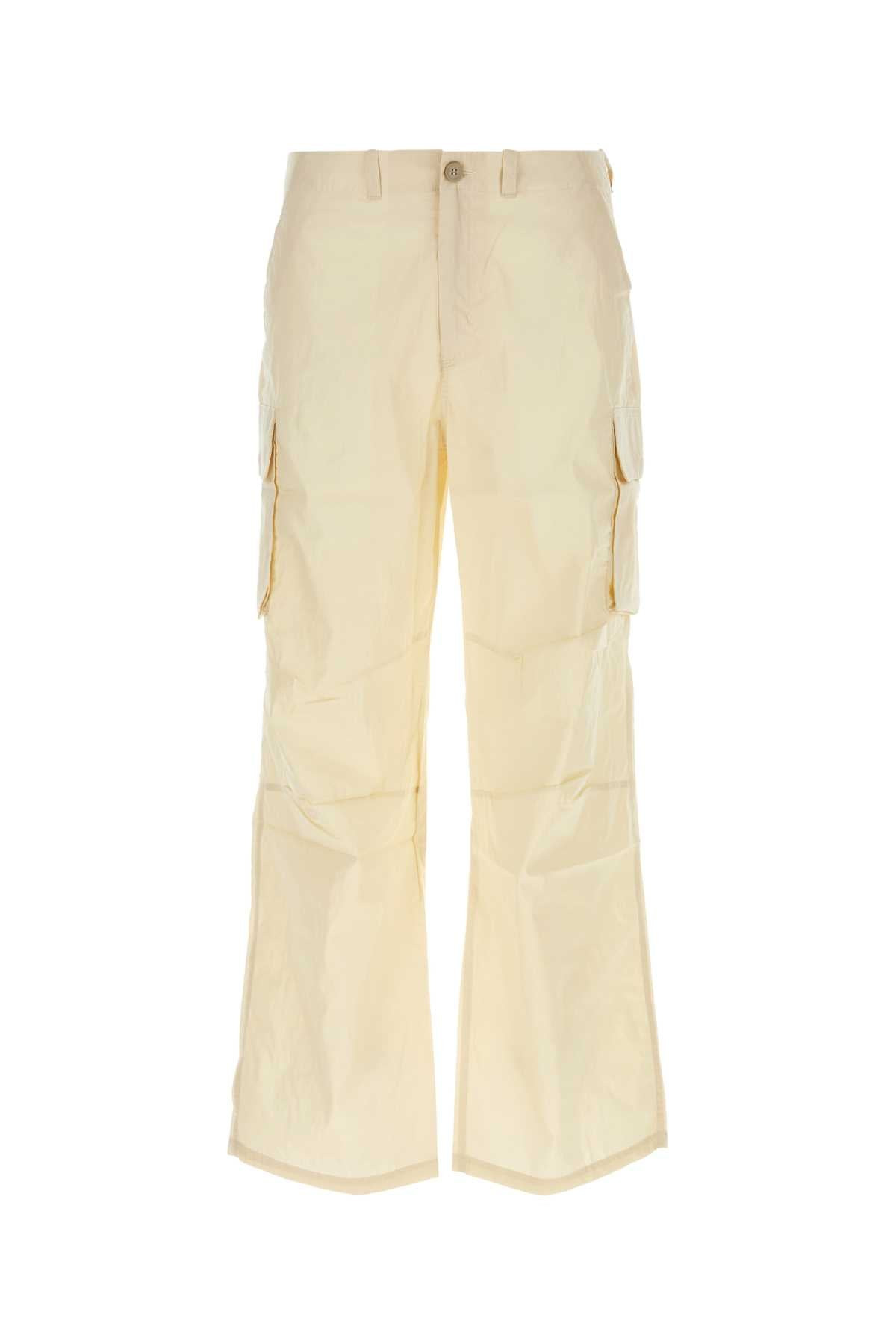 Our Legacy Men Cream Cotton Blend Mount Cargo Pant - 1