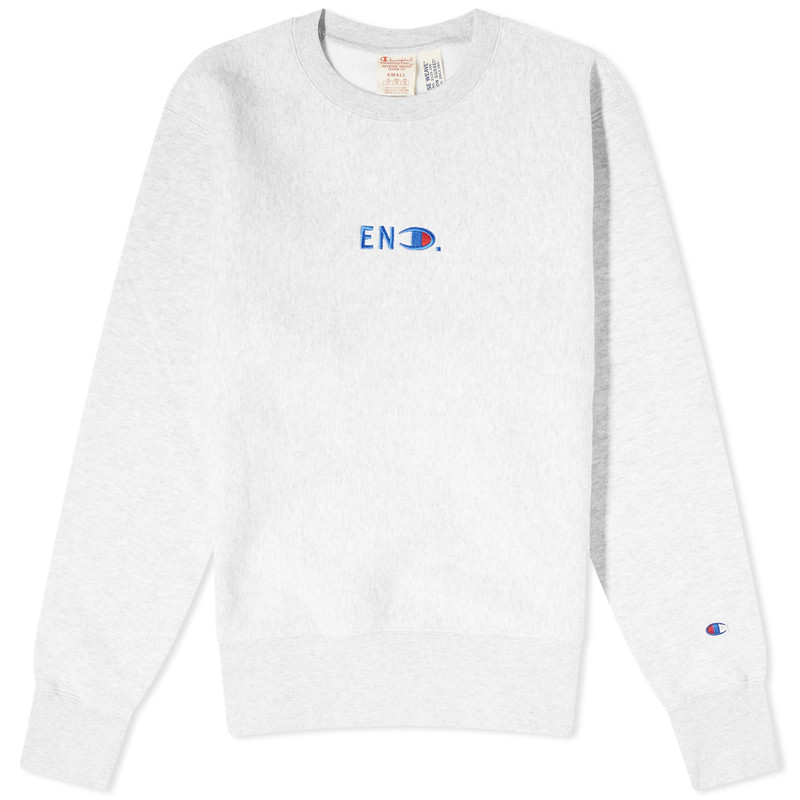 END. x Champion Reverse Weave Crew Sweat 1
