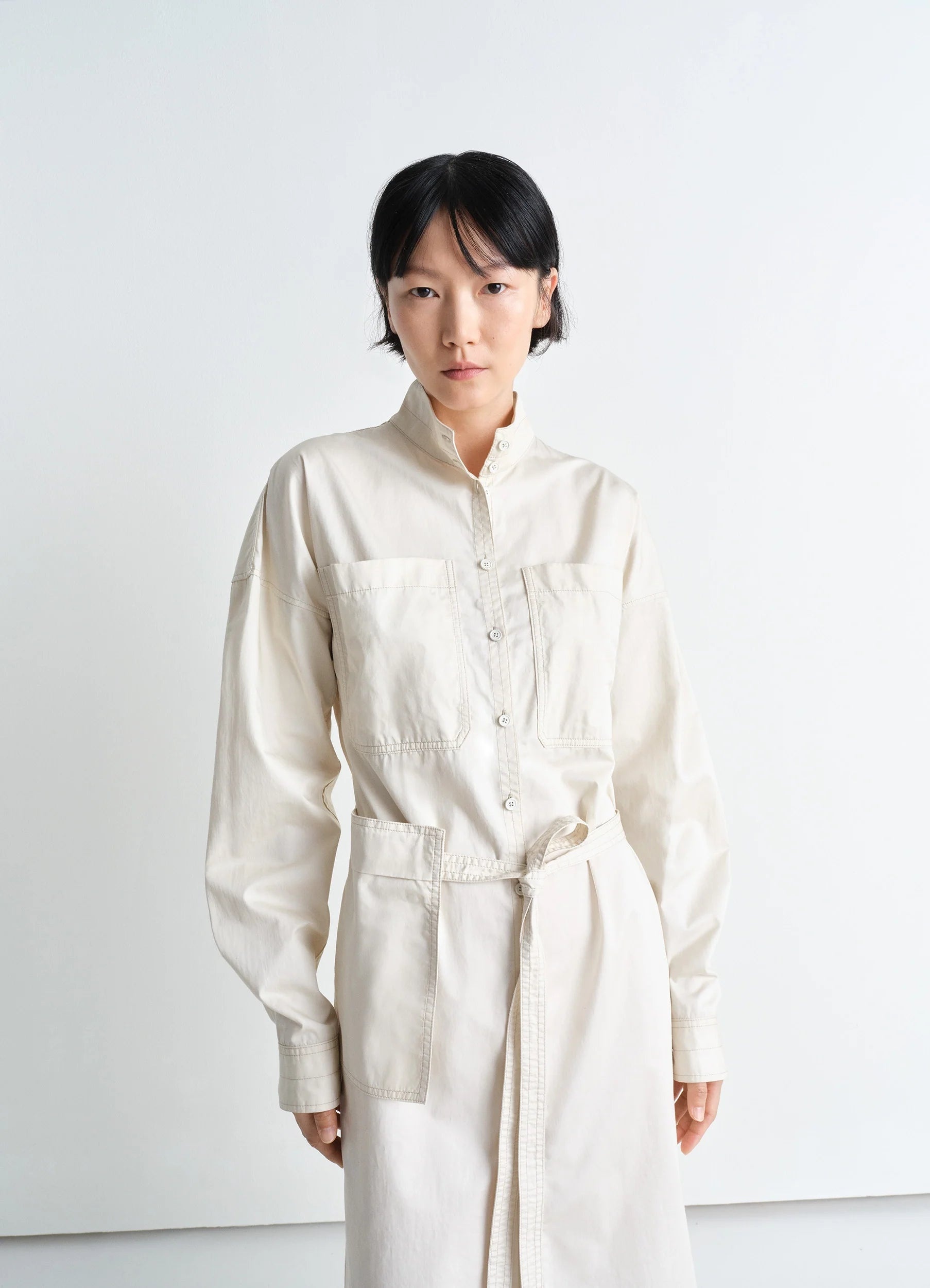 LONG SHIRT DRESS - 5