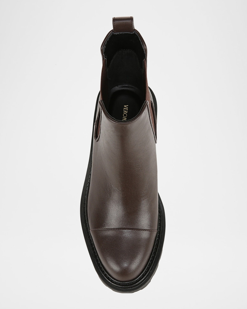 Delilah Leather Chelsea Booties 4