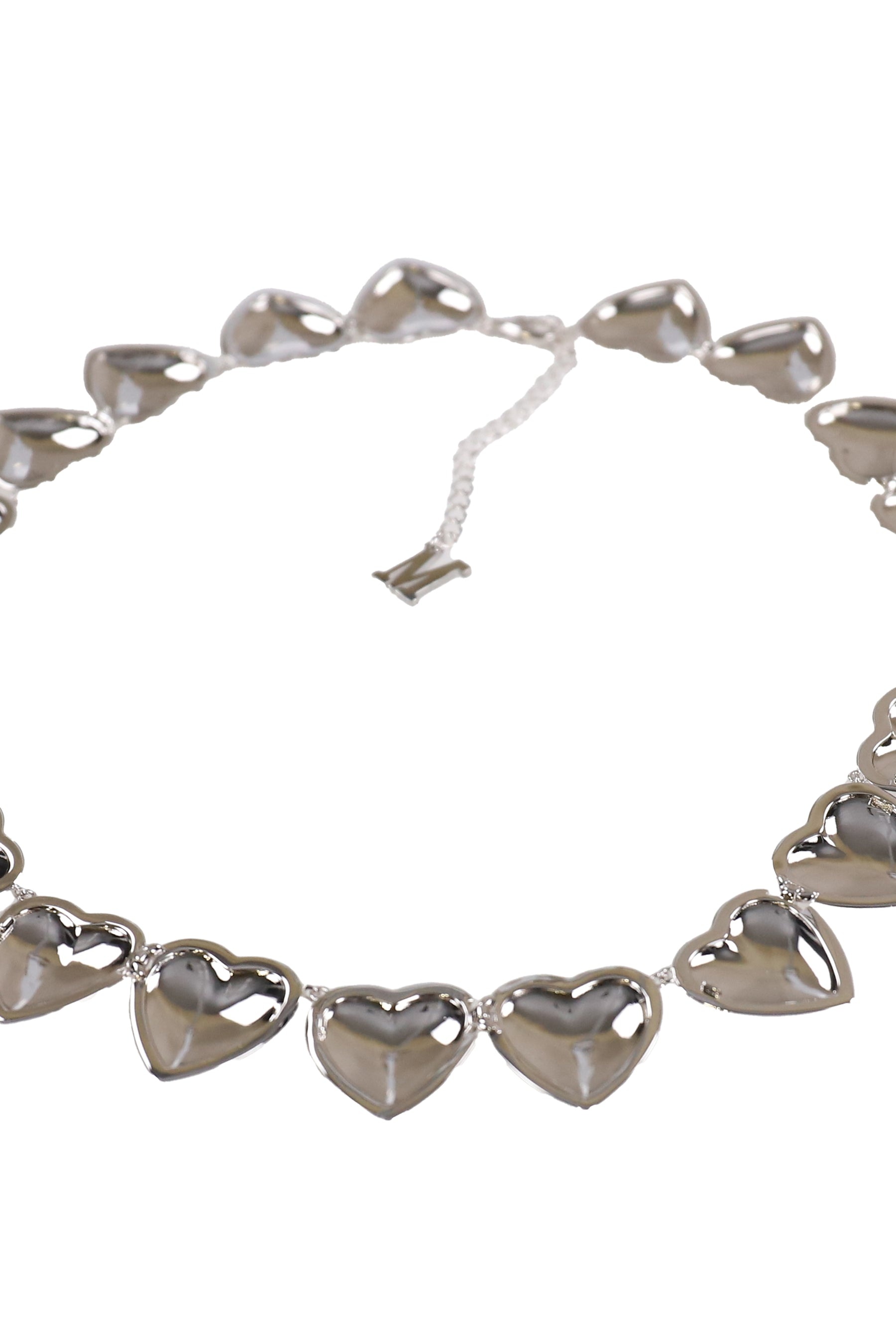 OPEN HEARTS NECKLACE / SIL - 4