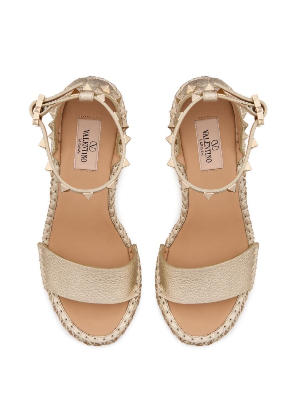 Rockstud wedge espadrilles - 4
