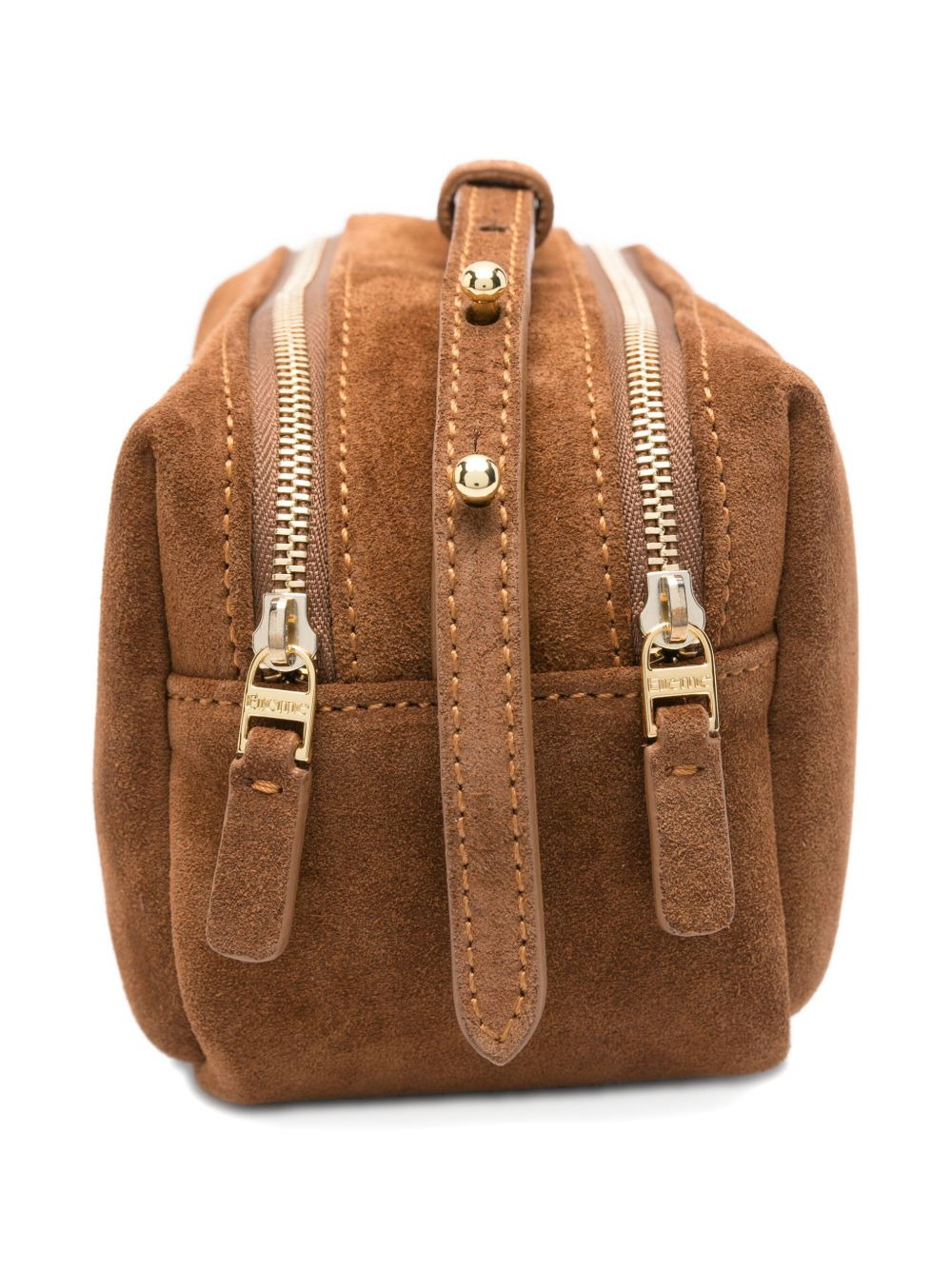 mini Trousse suede double-zip shoulder bag - 4