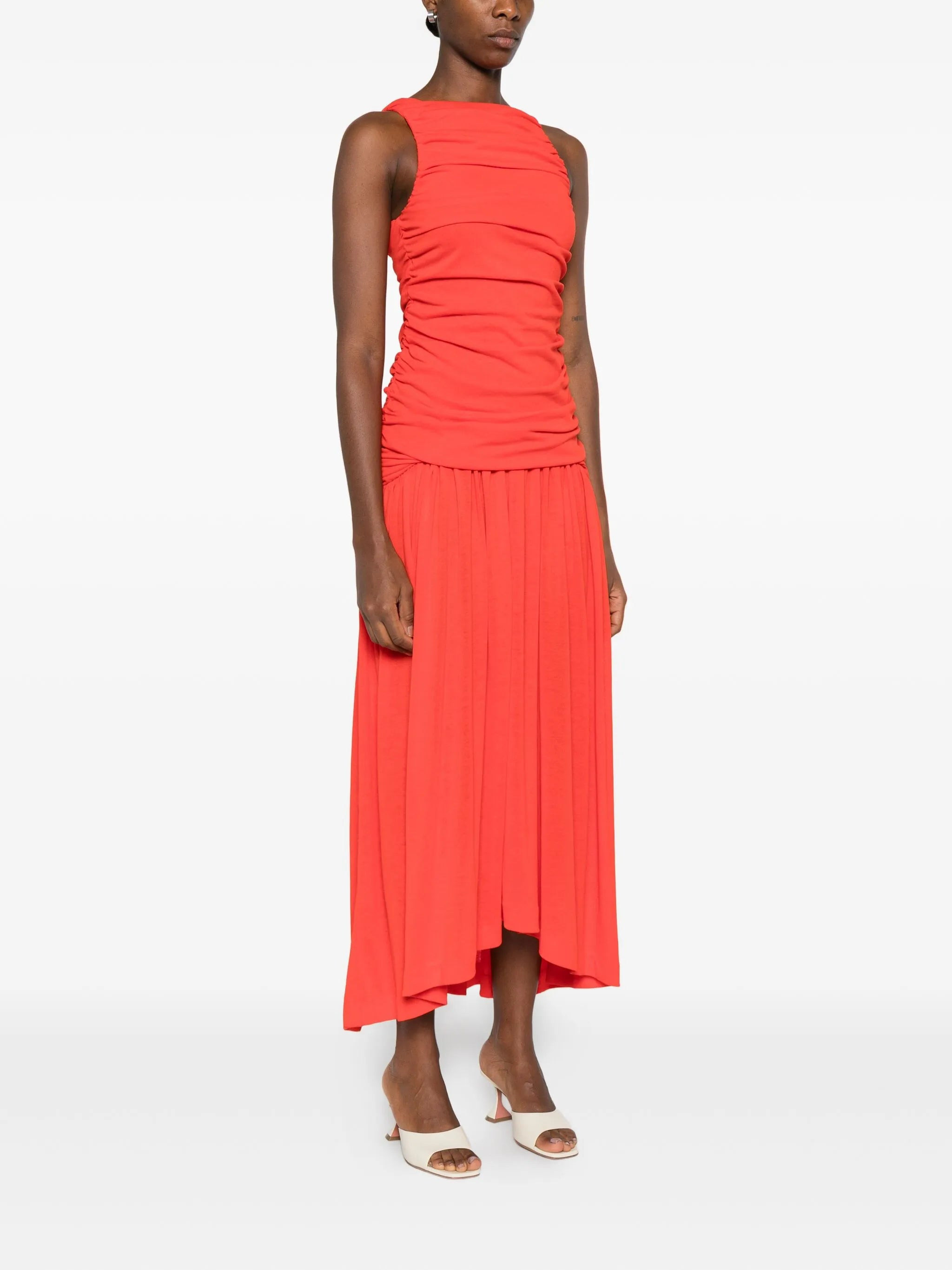Bite Studios Evidente Gathered-waist Dress - 3