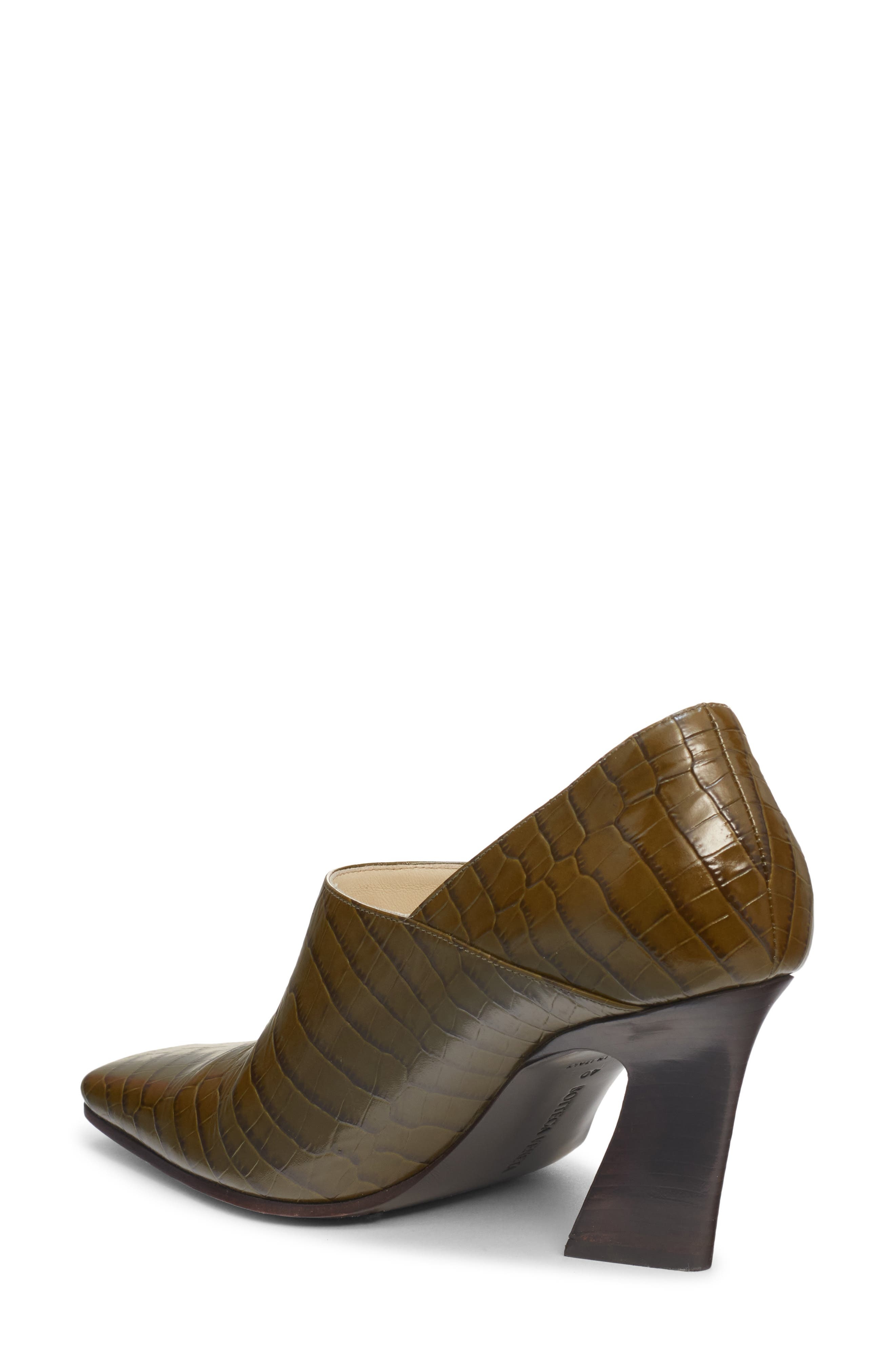 Bottega Veneta Lewis Square Toe Pump in 3310 Olive Oil at Nordstrom - 3