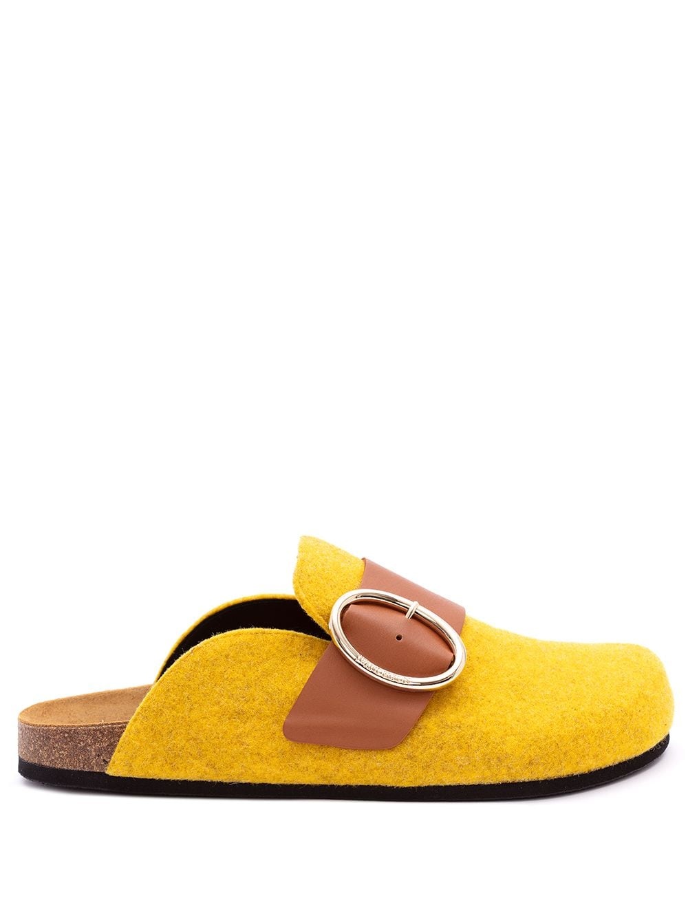 felt loafer mules - 1