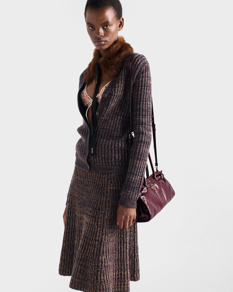 Prada Bonnie medium leather handbag 9