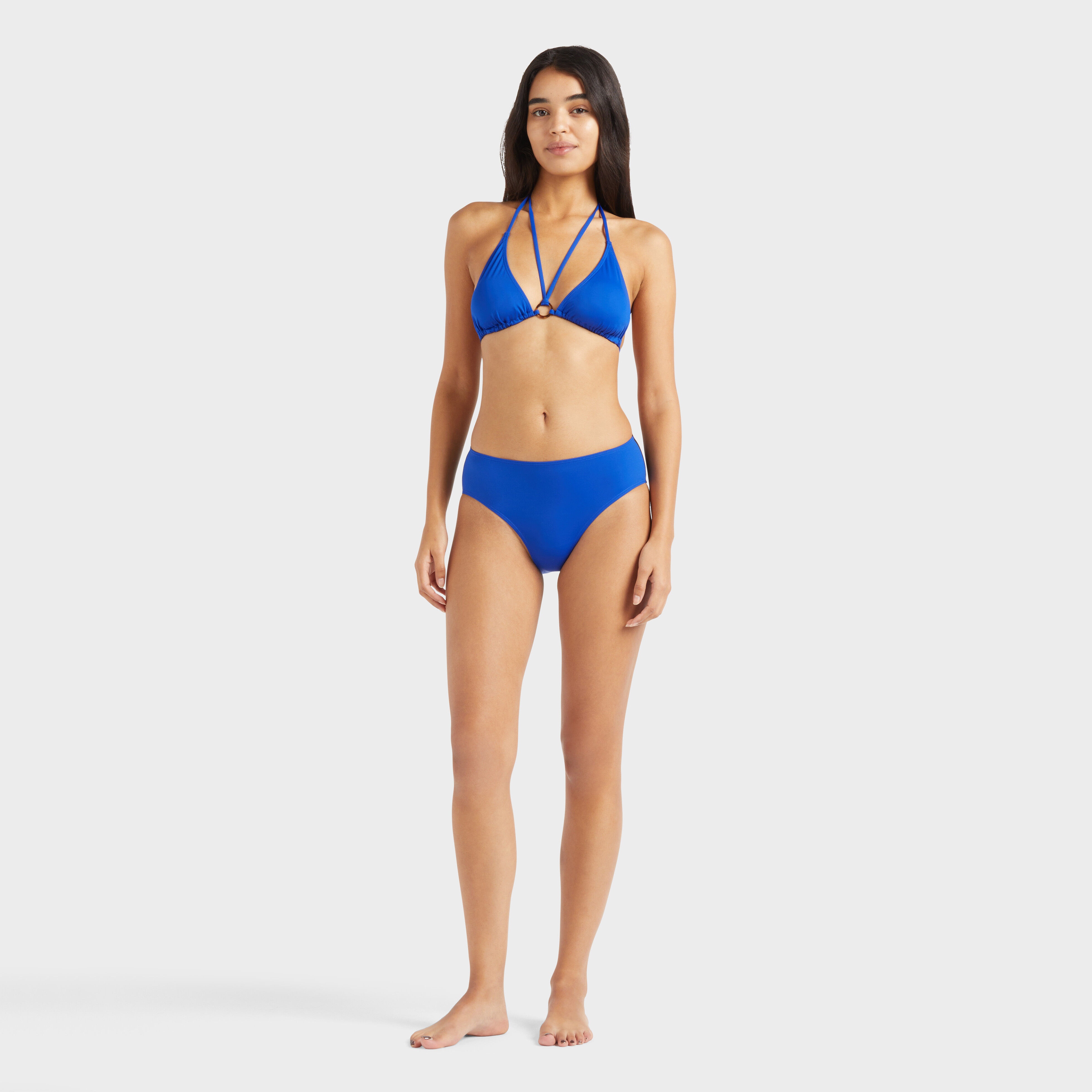 Women Midi Brief Bikini Bottom Solid - 3