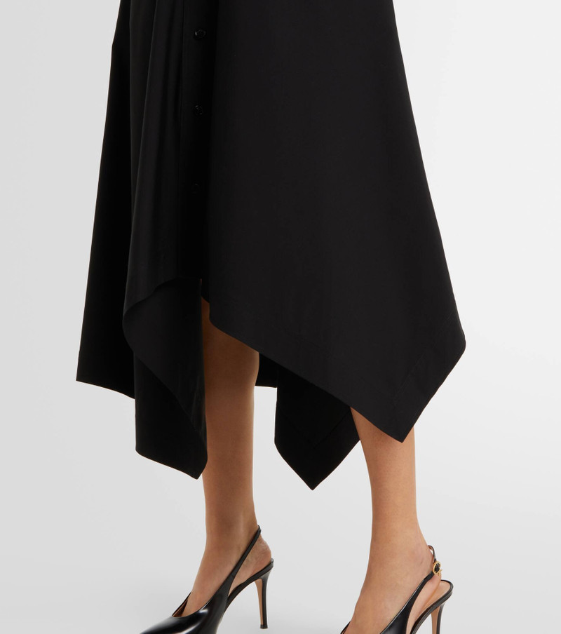Cotton-blend jersey midi dress 6