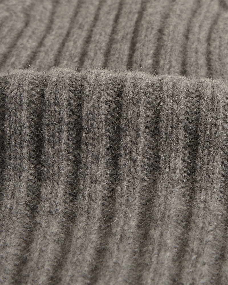 Belvoir - Grey Wool Fisherman Beanie 3