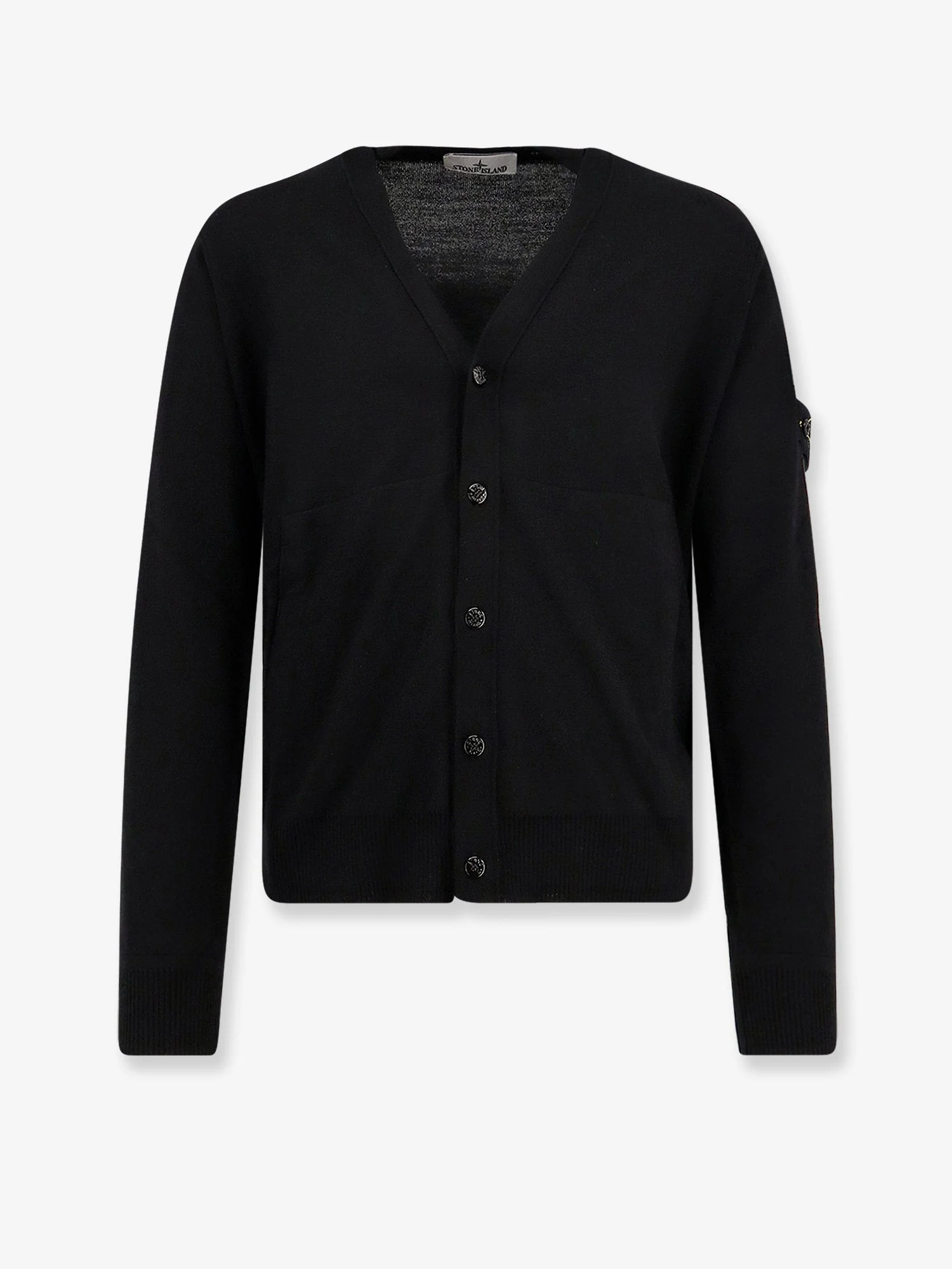 Stone Island Virgin Wool Cardigan - 1
