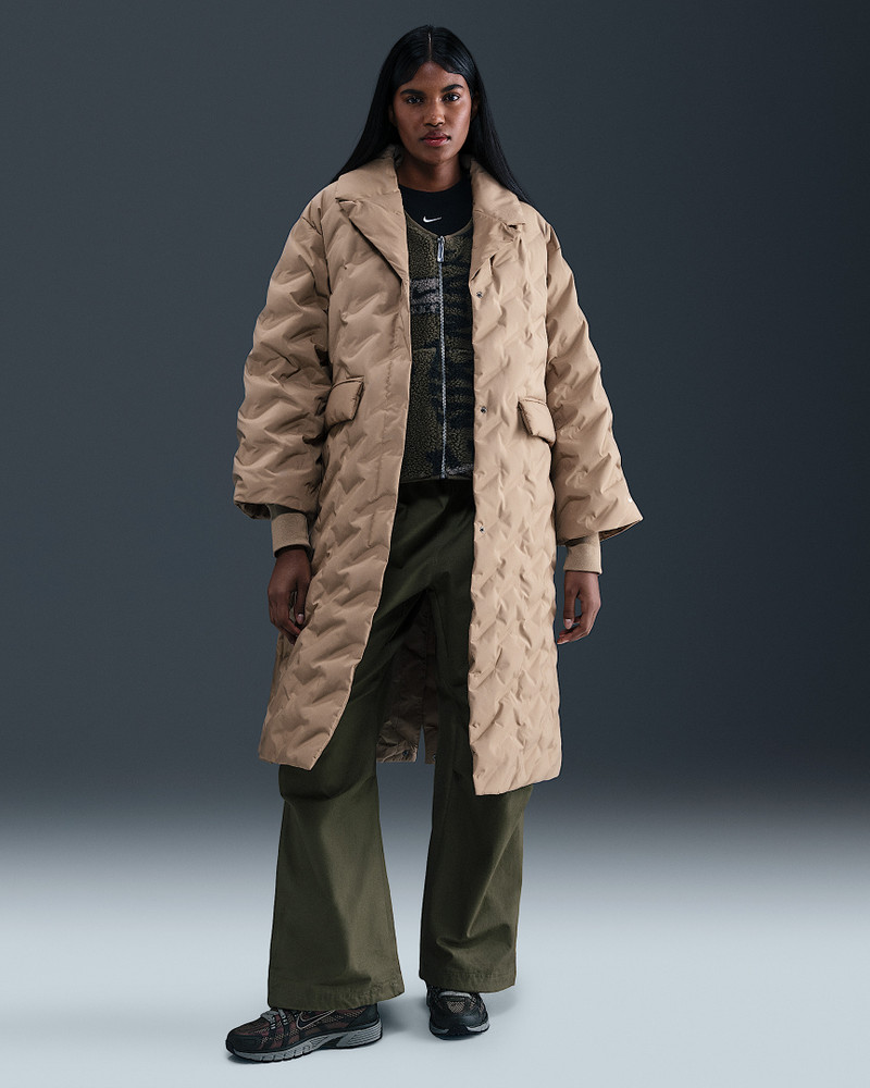 Nike Sportswear Swoosh Series Women's Therma-FIT Oversized Down Trench Coat 1