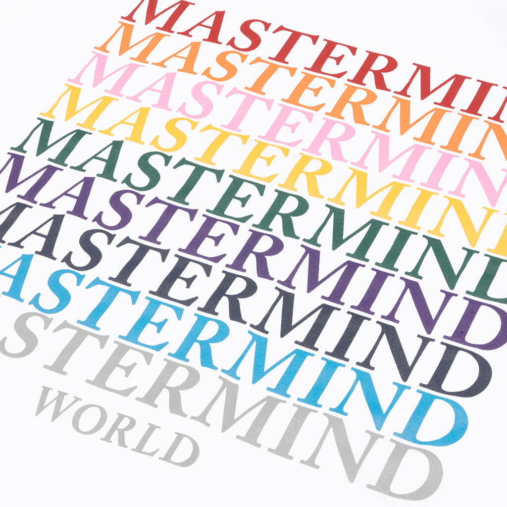 MASTERMIND WORLD MULTI LOGO T-SHIRT - WHITE - 3