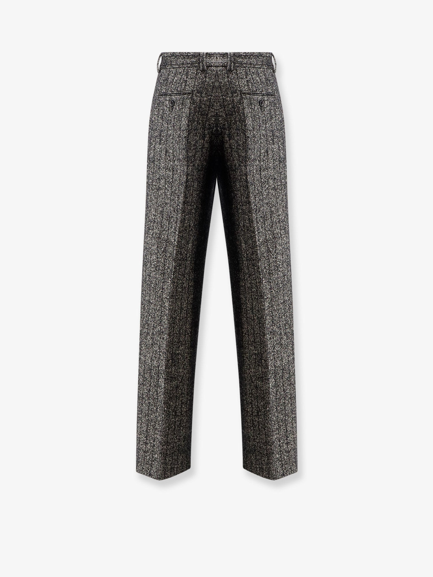 Striped Wool Blend Trousers - 2
