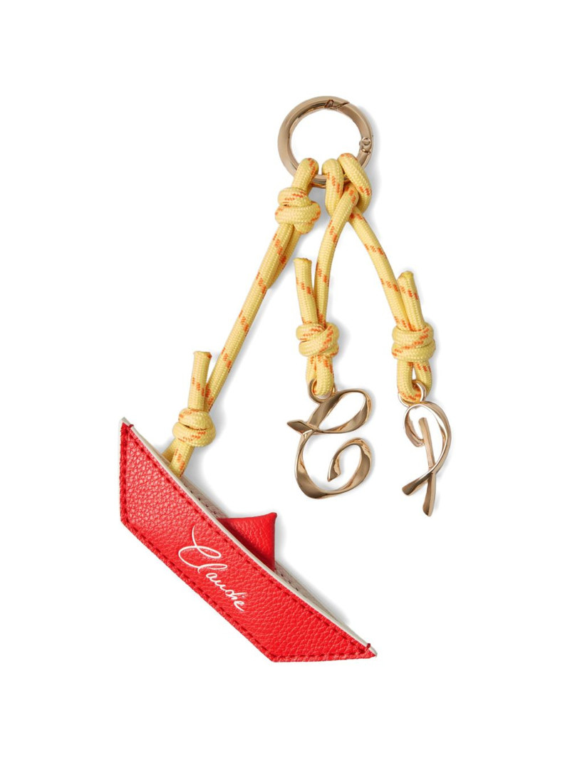 letters leather keyring 1