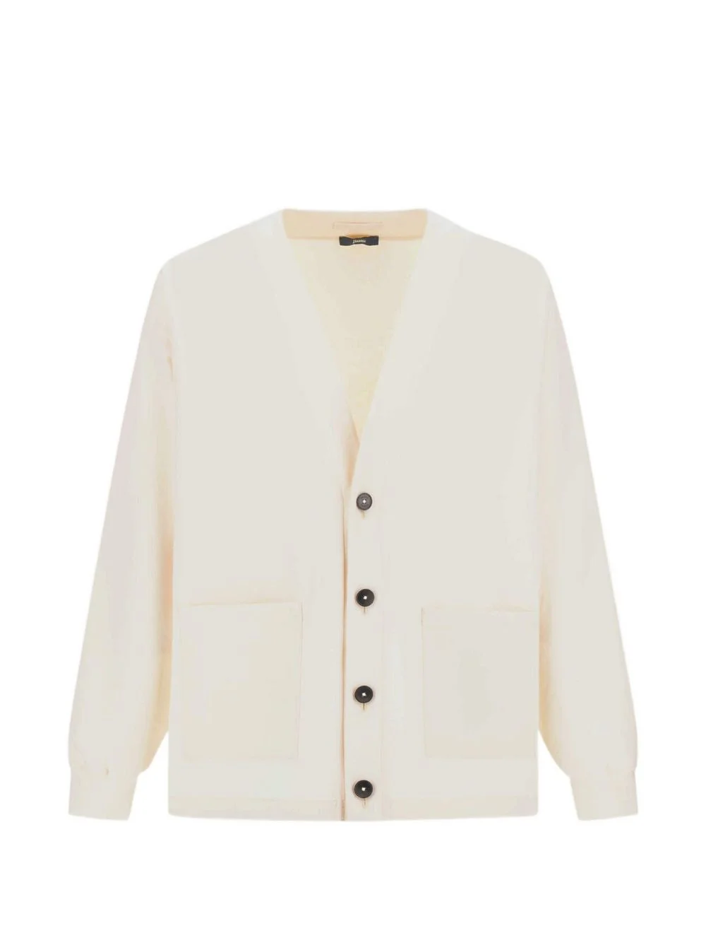 boxy V-neck cotton cardigan - 1