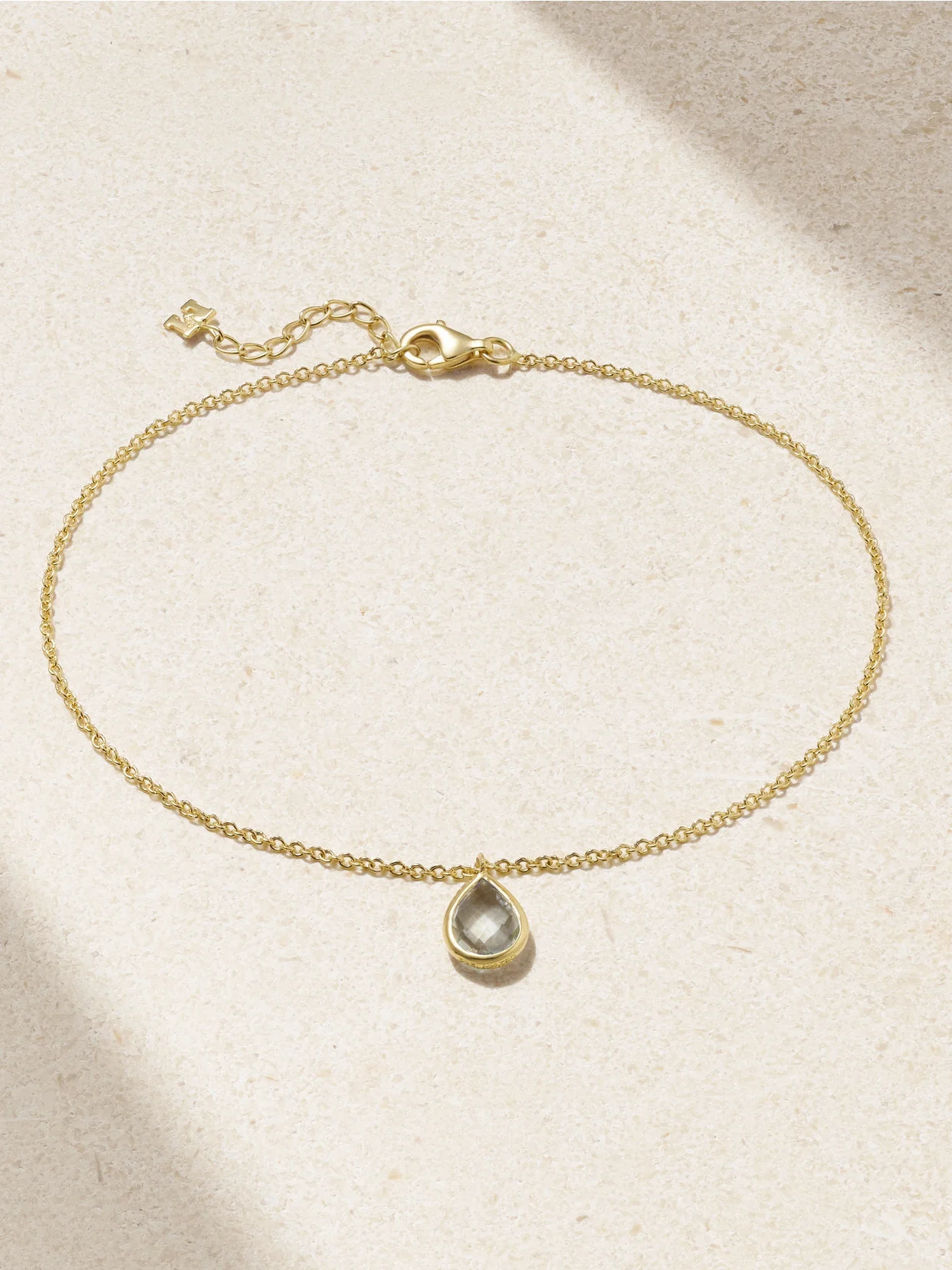 14-karat Gold Amethyst Anklet - 1