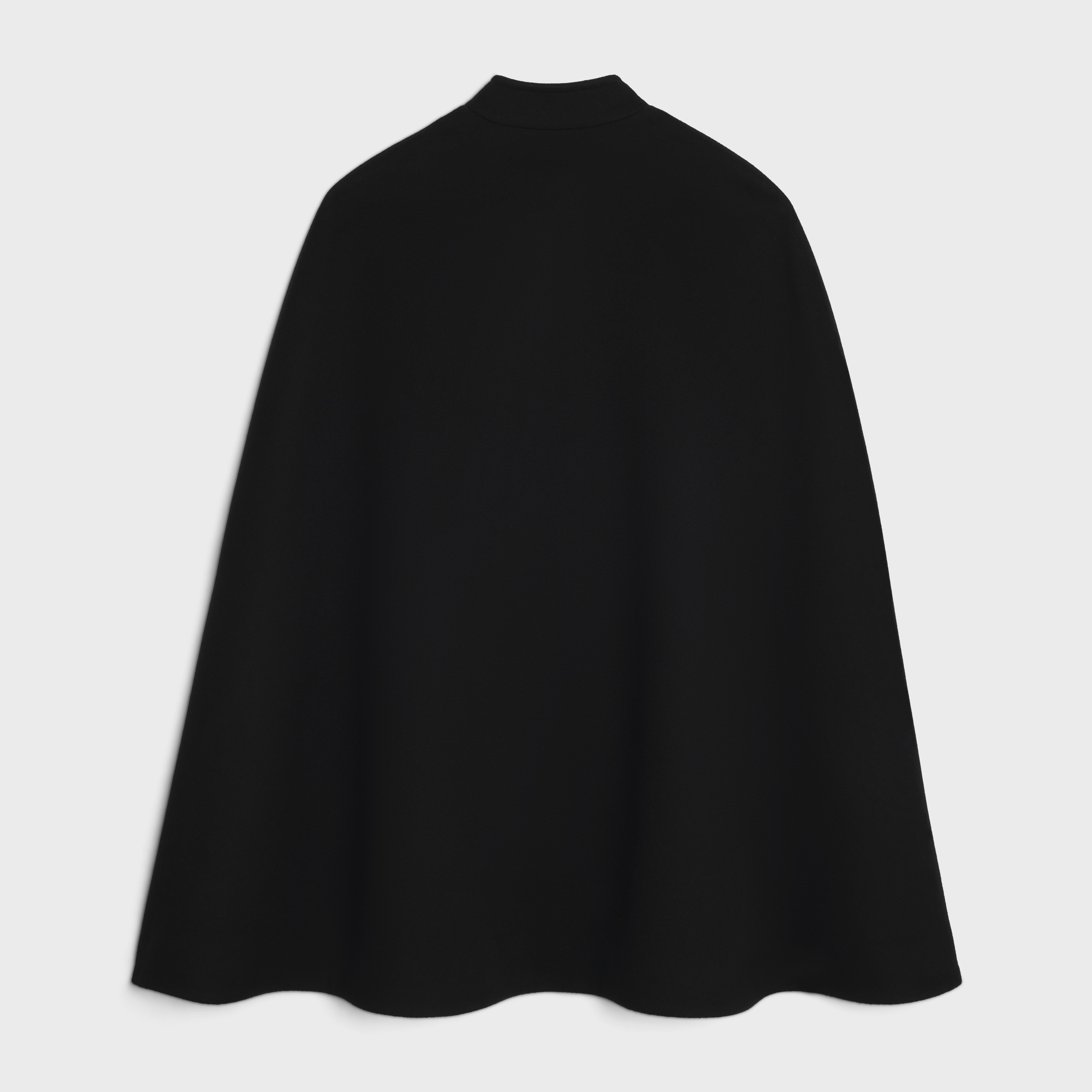 Officer cape in wool and cashmere cloth - 2