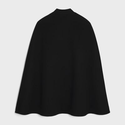 CELINE Officer cape in wool and cashmere cloth outlook