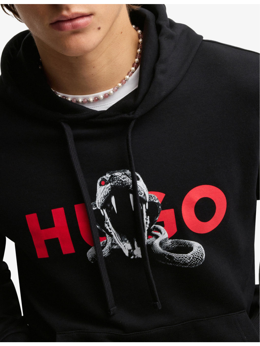 Branded-print kangaroo-pocket cotton-jersey hoody - 5