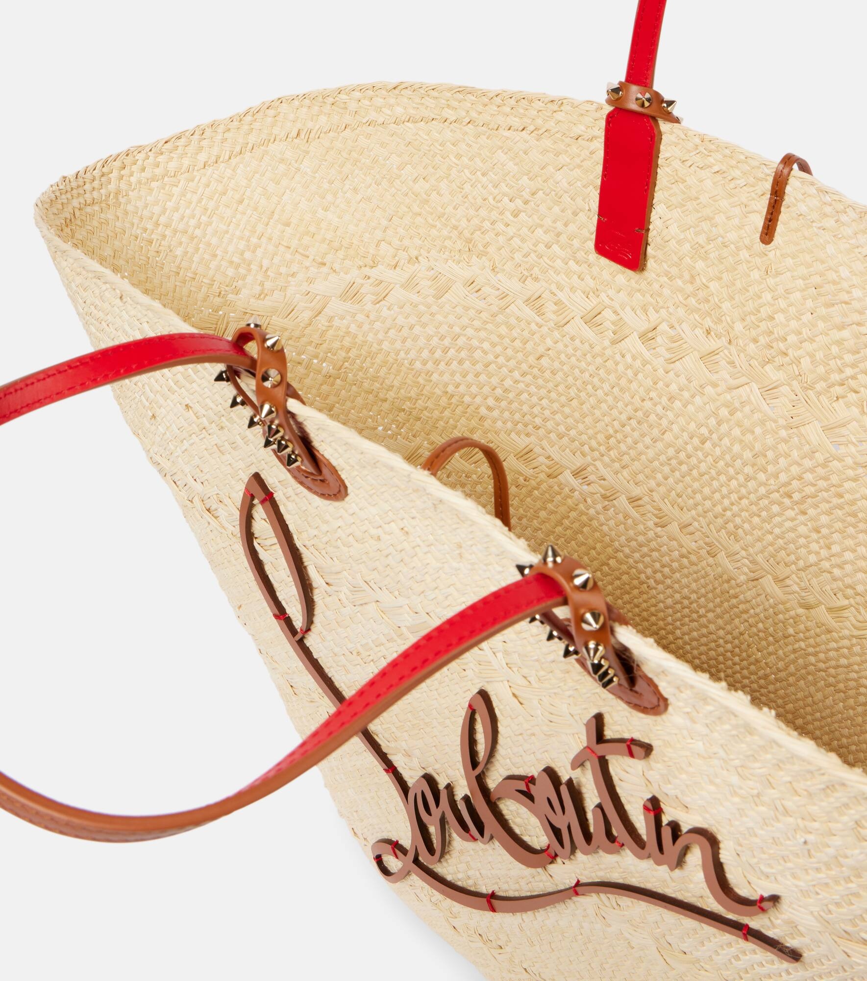 Cabata Large raffia tote bag - 3