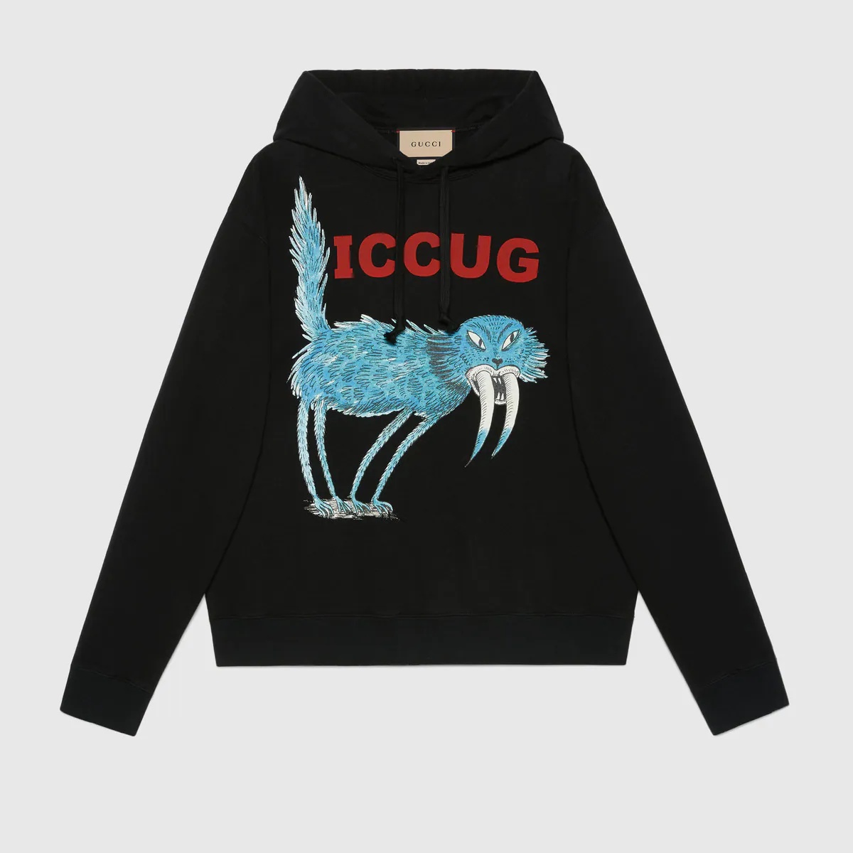 Sweatshirt with ICCUG animal print by Freya Hartas - 1