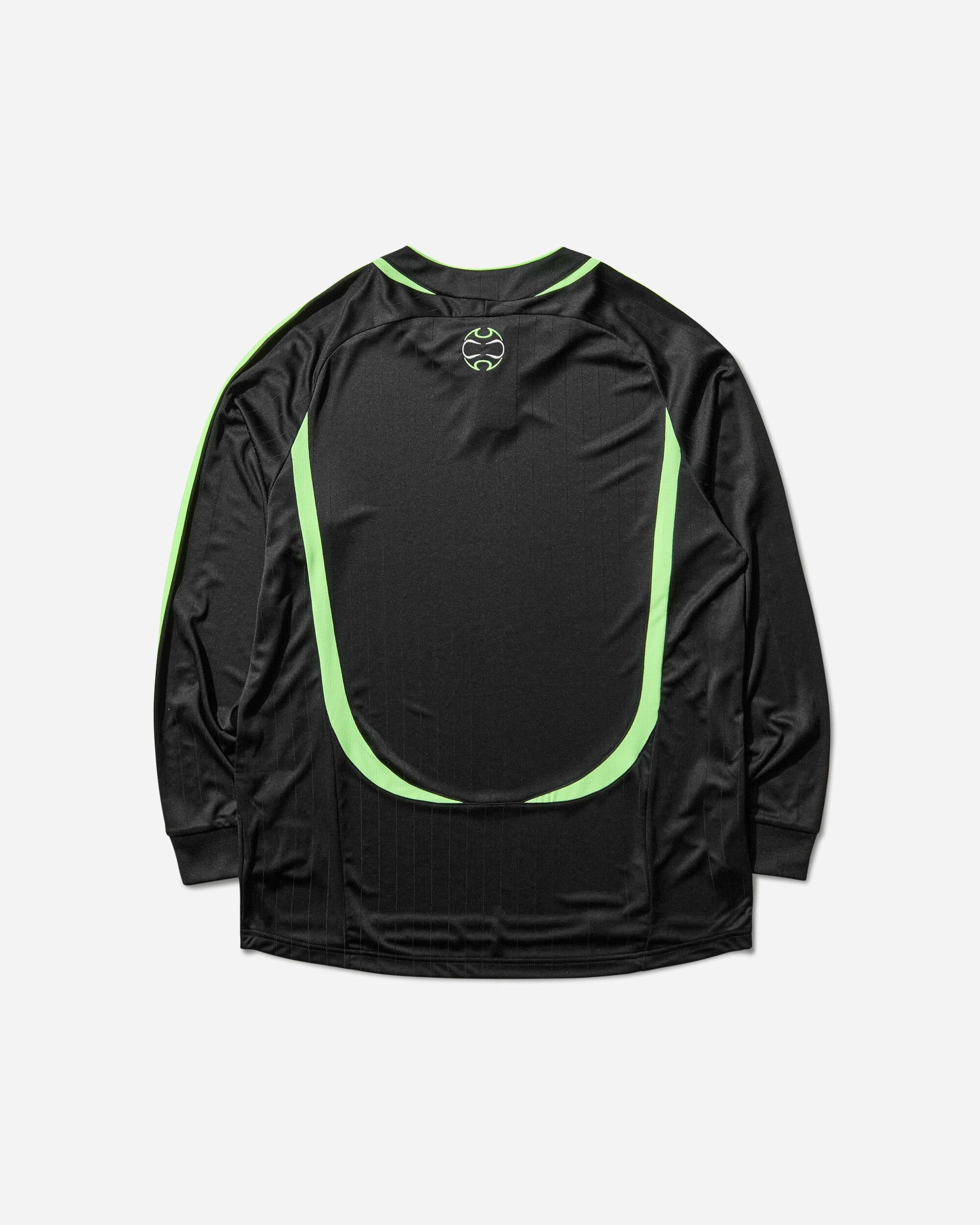 Men's Teamgeist Adicolor Longsleeve T-Shirt Black / Signal Green - 2
