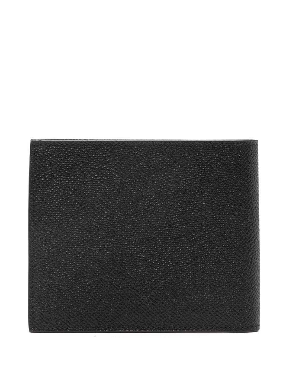Gancini-plaque leather wallet - 2