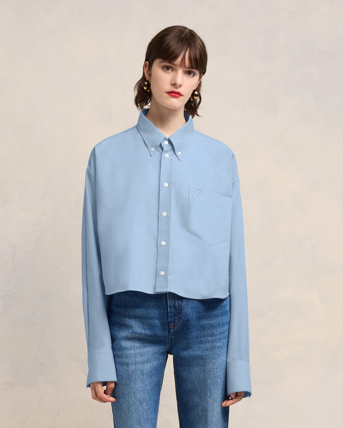 CROPPED AMI DE COEUR SHIRT - 3