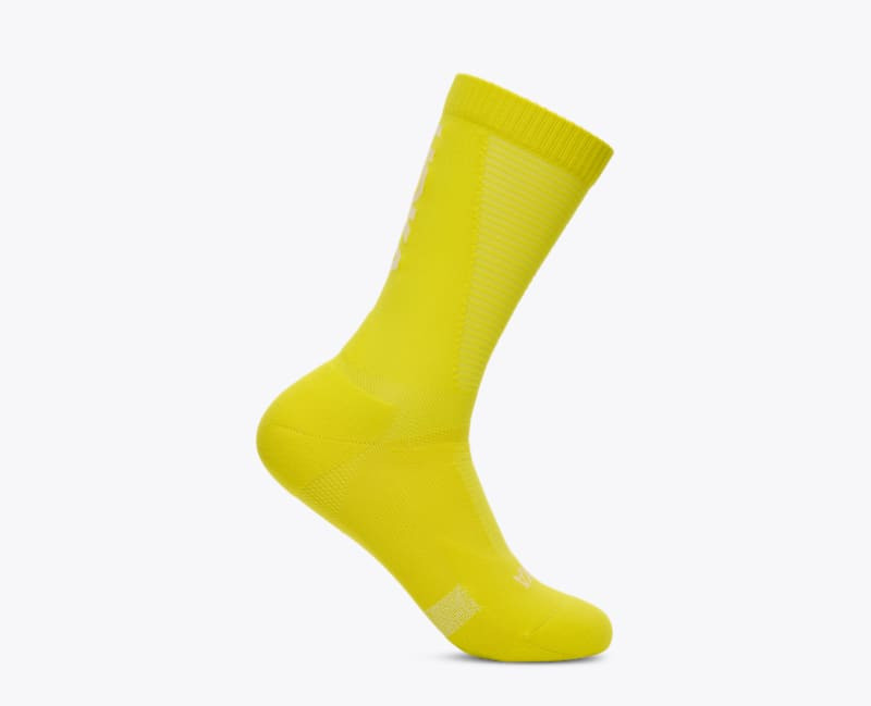 Race Day Crew Sock in Hoka Citrus 1